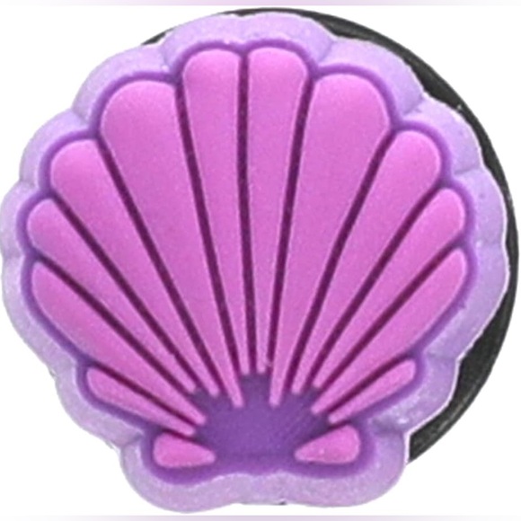 Crocs Purple Seashell Jibbitz Charm - Picture 1 of 4